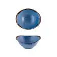 Coppa Ovale Indigo - DUDSON Linea HARVEST - Codice HVIDDB171 - Diametro 17,4 cm - Imballo confezione da n. 6 Unità