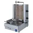 GYROS MACCHINA CUOCI KEBAB ELETTRICO - IN ACCIAIO INOX - Mod. MK2 - N. 2 ZONE DI COTTURA - CAPACITA' CARNE MAX: 30 Kg - Diametro max carne cm 37 - Altezza max carne cm 56 - Potenza Kw 6,4 -  ALLACCIO 400/3+N - TRIFASE - Norma CE