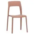 Sedia - colore tortora - Struttura in polipropilene - Modello 998-SH15T-01
