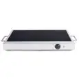 Fry Top elettrico professionale da banco piastra liscia in vetroceramica Allforfood G-7-520-380