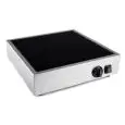 SCALDA CREPES ELETTRICO IN VETROCERAMICA - CON REGOLATORE DI ENERGIA - Mod. 999.1909 - Alimentazione monofase 230V - Potenza: 1x2500W - Dim. Cm L 40 x P 40 x h 9