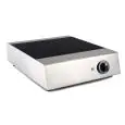 PIANO INDUZIONE DA APPOGGIO ELETTRICO AD UNA ZONA - Mod. 999.1934.1 - Alimentazione monofase 230V - Potenza: 1x3500W ø 27 cm - Dim. Cm L 40 x P 50 x h 10,5
