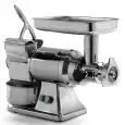 Abbinato Tritacarne e Grattugia - Mod. AB22I/MN - Struttura in lega di alluminio pressofuso - Gruppo macinazione inox - Monofase - Produzione oraria Tritacarne Kg/h 300 - Produzione oraria Grattugia Kg/h 70 - Norma CE