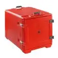 CONTENITORE ISOTERMICO AD APERTURA FRONTALE - MOD. AF8 - PER TRASPORTO DI PASTI MULTIPORZIONE - CALDI, FRESCHI O CONGELATI - GASTRONORM GN1/1, 1/2 e 1/3 - CAPACITA' Lt. 68 - DIM. cm L 44 x P 64 x 48 H - NORMA CE