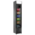 Espositore refrigerato per bibite con capacità Lt 105 e temperatura da +2 a +10 °C Amitek AK105SLB