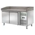 Banco pizza refrigerato in acciaio inox Allforfood CM2602TN