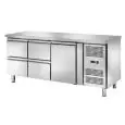 Tavolo refrigerato in acciaio inox Amitek AK3104-12TN
