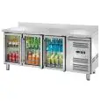 Tavolo refrigerato in acciaio inox Amitek AK3204TNG
