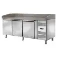 Banco pizza refrigerato in acciaio inox Allforfood CM3602TN