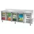 Tavolo refrigerato in acciaio inox Amitek AK4204TNG