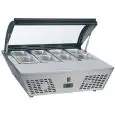 Espositore da banco refrigerato con refrigerazione statica e temperatura da +2 a +12 °C Amitek AK816RT