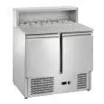 Saladette e banco pizza refrigerato in acciaio inox Amitek AK940P