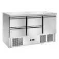 Saladette refrigerata in acciaio inox Amitek AK943/4D
