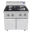 Cucina a gas 4 fuochi Allforfood CV7I4DH2 linea COOK