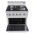 Cucina a gas 4 fuochi con forno a gas Allforfood CV7I4DQ2 linea COOK
