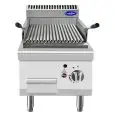GRIGLIA A PIETRA LAVICA A GAS DA BANCO - Mod. CV7I4EOE - Potenza kW 7 - Dimensioni cm L 40 X P 70 X H 54,7 - Norma CE
