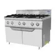 Cucina a gas 6 fuochi Allforfood CV7I6DH2 linea COOK