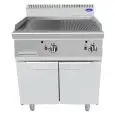 Fry Top a gas professionale piastra 1/2 liscia 1/2 rigata in acciaio Cook Rite CV7I8IHF linea COOK