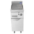 GRIGLIA A PIETRA LAVICA A GAS - Mod. CV9I4EH - VANO CON PORTA BATTENTE - Potenza kW 9 - Dimensioni cm L 40 X P 90 X H 114 - Norma CE