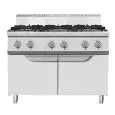Cucina a gas 6 fuochi Allforfood CV9I6DH1 linea COOK