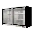 Pensile refrigerato con ante battenti per salumi, formaggi, vini e bibite Allforfood AURORA