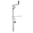 APRISCATOLA DA BANCO - MOD. AV4500 - STRUTTURA IN ACCIAIO CEMENTATO - COLTELLO IN ACCIAIO INOX - AZACOPERCHI MAGNETICO MAX. h 20 cm  - DIMENSIONI cm L 10 x P 23 x 69 h