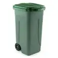 BIDONE PER RACCOLTA DIFFERENZIATA - MOD. AV4682 - STRUTTURA IN POLIETILENE COLORE GRIGIO - COPERCHIO COLORATO A SCELTA - CAPACITA' Lt. 80 - DIMENSIONI mm L 540 x P 490 x 850 h