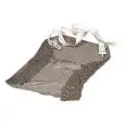 GREMBIULE IN ACCIAIO INOX ANTIFORTUNISTICO CON BRETELLE