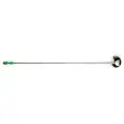 SPAZZOLA OTTONE GIREVOLE A MEZZALUNA - MOD. AV4959 - Altezza cm 170
