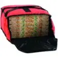 BORSA TERMICA - MOD. AV4975 - CAPACITA' 5 PIZZE ø 33 cm PER CONSEGNA A DOMICILIO - DIMENSIONI cm. L 37 x P 37 x 20 h