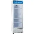 ESPOSITORE REFRIGERATO PER BIBITE - Mod. AX315RG - Capacità lt. 295 - N. 1 porta a vetro - Statico con agitatore - Temperatura +0/+10 °C - Potenza W 280 - Alimentazione monofase - Dimensioni cm L 53,5 x P 60,1 x 185,2h - Norma CE