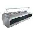 Banco alimentare refrigerato - Mod BARKLY VT - Ventilato - Temperatura °C -1/+7 - Profondità piano espositivo: 75 cm