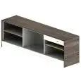 MODULO NEUTRO STOCCAGGIO, INSERIMENTO LAVATAZZE / PRODUTTORE DI GHIACCIO E MACCHINA CAFFE' / CASSA BAR SHARING - MOD. 3000_ST + LT/PG + MC/CA - DIMENSIONI cm L 300 x P 73,4 x h 97