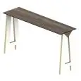 TAVOLO LINK BAR SHARING - MOD. LINK - STRUTTURA IN MULTISTRATO DI PIOPPO - DIMENSIONI Cm P 60 x H 115,1