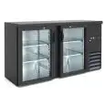 FRIGORIFERO RETRO BAR PER BIBITE - Mod. DD 200 IF - Temperatura 0°/+10°C - Capacità lt. 315 - Alimentazione monofase V220/1 - Potenza W 320 - Dimensioni cm. L 146,2 x P 53,5 x h 86 - Peso Kg. 100