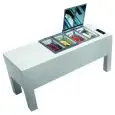 VETRINA GELATO SENZA RISERVA - MOD. BELLEVUE PANS - REFRIGERAZIONE VENTILATA - ALIMENTAZIONE V 230/50HZ MONOFASE - CON UNITA' CONDENSATRICE INCORPORATA - ALTEZZA 87 cm