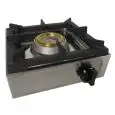 PIANO DI COTTURA 1 FUOCO A GAS - MOD. BIG7001F10 - FIAMMA PILOTA - 1 BRUCIATORE A GAS - Potenza kW 10 - DIMENSIONI cm L 35 x P 35 x 17 h