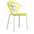 SEDIA BIG BANG - MOD. BIG BANG - STRUTTURA IN METALLO 4 GAMBE - SCOCCA IN TECNOPOLIMERO MULTICOLORE - PER USO INTERNO/ESTERNO - DIM. cm L 46 x P 52 x H 81 - NORMA CE