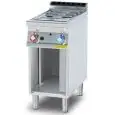 BAGNOMARIA A GAS - MOD. BM/94G - Capacità bacinelle: n. 1  GN 1/1 + n. 1  GN 1/3 H15 - Vano a giorno - Dimensioni: cm L 40 x P 90 x H 90 - Norma CE