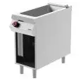 BAGNOMARIA ELETTRICO - MOD. BME91M0 - Capacità bacinelle: n. 1 GN 1/1 H15 + n. 1 GN 1/3 H15 - Vano a giorno - Monofase - Dimensioni: cm L 40 x P 90 x H 90 - Norma CE