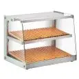 Vetrina espositiva neutra - Mod BRD 100 - Basamento in acciaio inox - Dimensioni cm L 98,9 x P 45,7 x h 51,6
