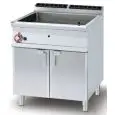 BRASIERA A GAS FISSA MULTIFUNZIONE - MOD. BRF/78G - Vasca cm L70xP51xH10 - Dimensioni cm L 80 x P 70,5 x H 90 - Norma CE