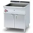 BRASIERA A GAS FISSA MULTIFUNZIONE - MOD. BRF/98G - Vasca cm L 70 x P 68 x H 10 - Dimensioni cm L 80 x P 90 x H 90 - Norma CE