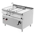 BRASIERA A GAS CON RIBALTAMENTO MANUALE - MOD. BRG93MD - Vasca Lt 120 - Dimensioni cm L 120 x P 90 x H 90 - Norma CE