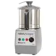BLIXER CUTTER OMOGENEIZZATORE DA BANCO - Mod. BLIXER 4 - Capacità vasca in ACCIAIO INOX lt 4,5 - Numero porzioni: da 2 a 15 (porzioni da 200 gr) - 2 velocità - Potenza W 1000 - Dimensioni cm L 24,2 x P 30,4 x 44,4h