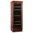 Vetrina espositiva refrigerata per vino - Mod CANTINETTA 1P - Ventilata - Temperatura +3°/+16°C - Capacità Lt  345 - Dimensioni cm L 64,3 x P 62 x h 183,7
