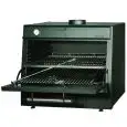 Forno BBQ a carbone - Mod CBQ-075 BK - Produzione Kg-h 75 - Dimensioni cm L 80 x P 67,5 x H 69
