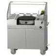 Carrello con crepiera elettrica ad 1 piano cottura Allforfood EEJET40GC