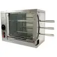MULTIGRILL - MOD. CEV2 -  Struttura portante in acciaio inox - N. 2 resistenze con regolatore di energia - N. 2 + 1 spada inox - Voltaggio 230V MONOFASE - Potenza 1,8 KW - Dimensioni: cm L 58,7 X P 31,5 X 45 h - Norma CE