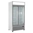 ARMADIO FRIGORIFERO IN LAMIERA VERNICIATA - PER BIBITE - VENTILATO - Mod. EN801X2IEUN - CAPACITA' Lt 607 - N. 2 PORTE SCORREVOLI A VETRO - TEMPERATURA 0/+10°C - DIM. cm L 94 x P 61,5 x H 198,3 - NORMA CE